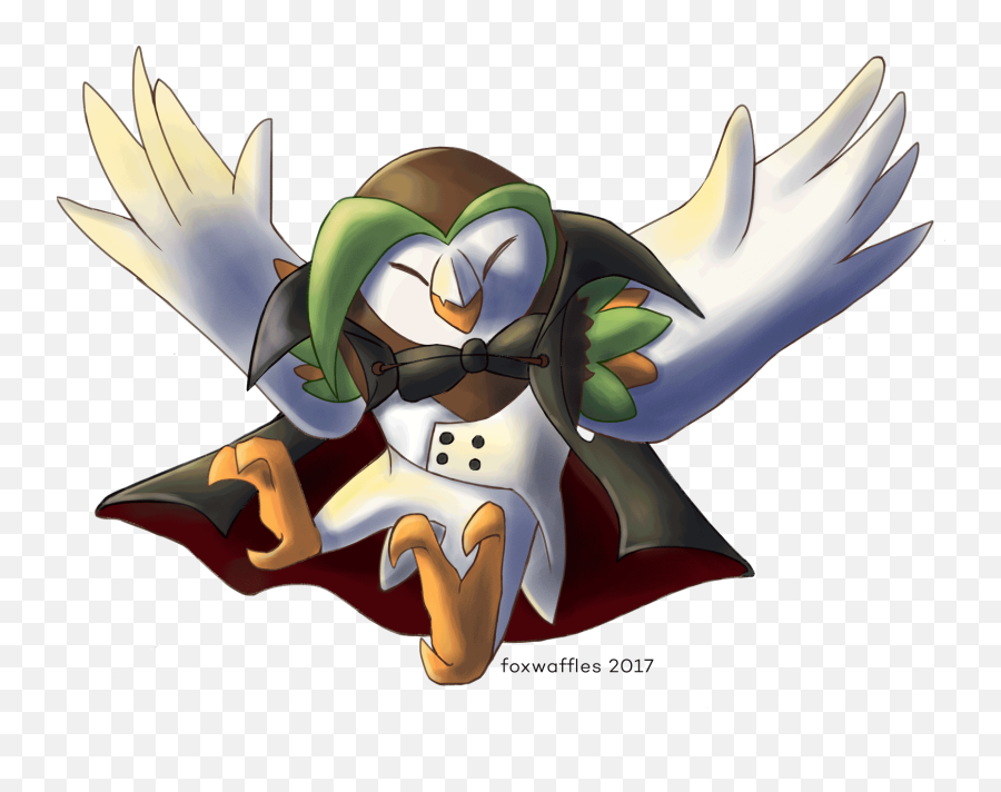 Day 2 Vampire Dartrix Going To Try And Do This Will All 9 - Fictional Character Emoji,Emotions Of Popplio