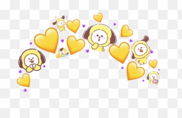 The Most Edited Chimmy Picsart - Crown Heart Bt21 Emoji,Poring Emoticon Emojis