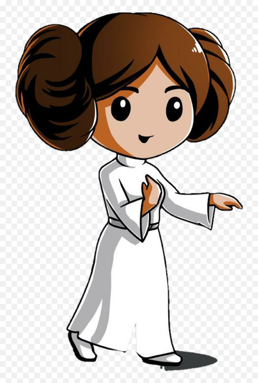 Princess Leia Png Free Download Png Mart - Princess Leia Clipart Emoji,Bb-8 Star Wars Emoticon