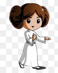 Princess Leia Png Free Download Png Mart - Princess Leia Clipart Emoji,Bb-8 Star Wars Emoticon