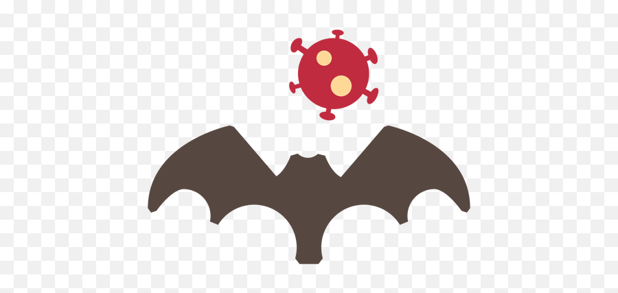Coronavirus Bat Icon Transparent Png U0026 Svg Vector - Muercielago Covid Png Emoji,Bat Emoticon'