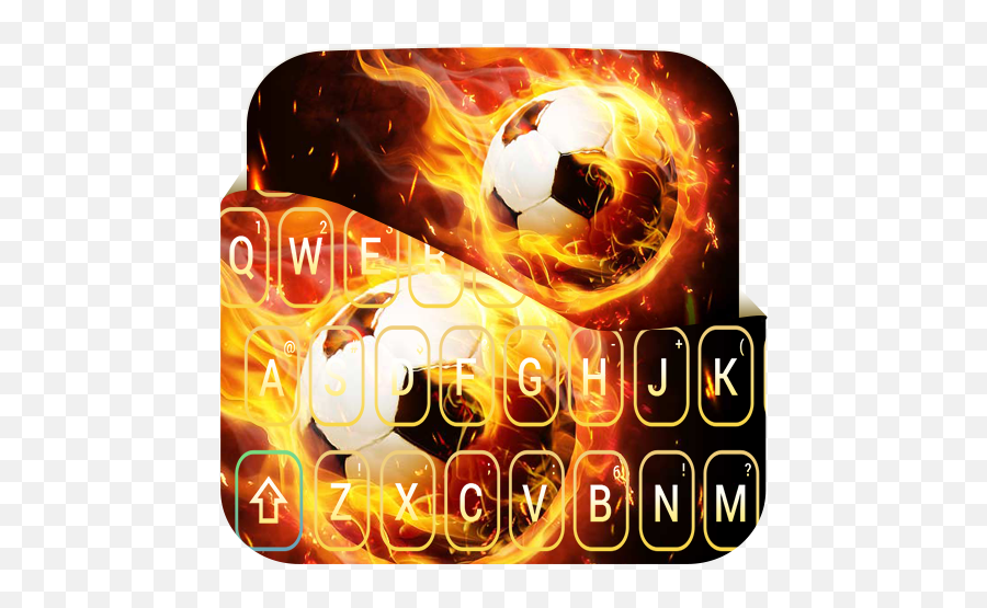 Fire Football Keyboard Apk 1 - For Soccer Emoji,Samsung S5 Emoticon Angel Of Death