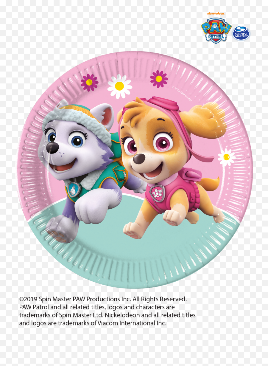 Paw Patrol Skye Everest Mint Tableware Party Decorations Emoji,Chase Emoji Cake