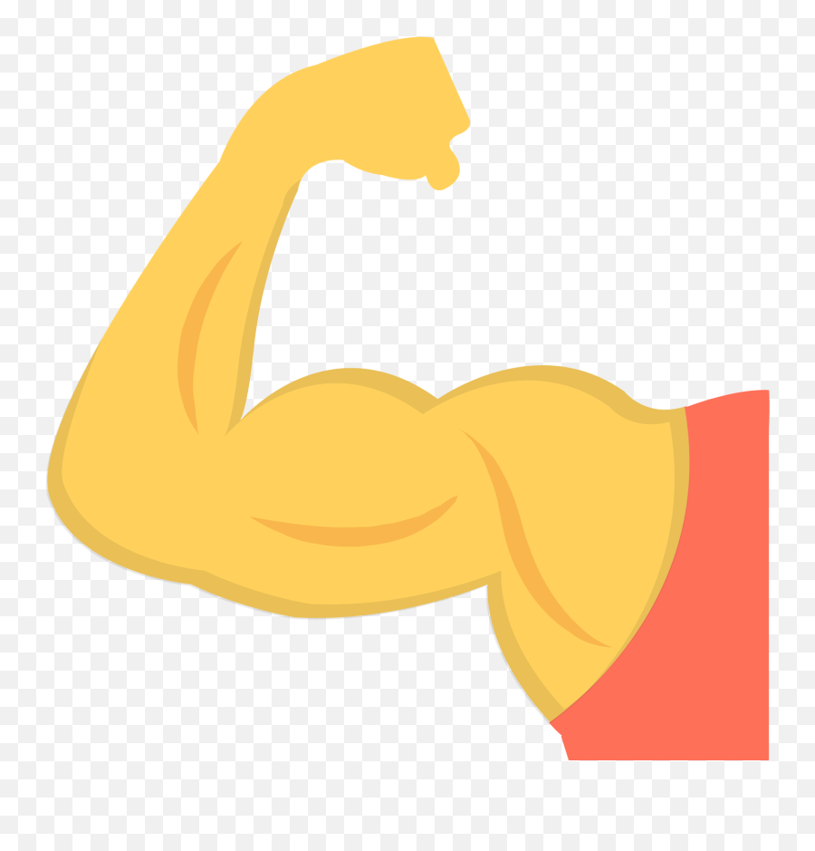 Emoji Meanings Arm Muscle - Strong Arm Emoji,Emoticons To Copy Muscles