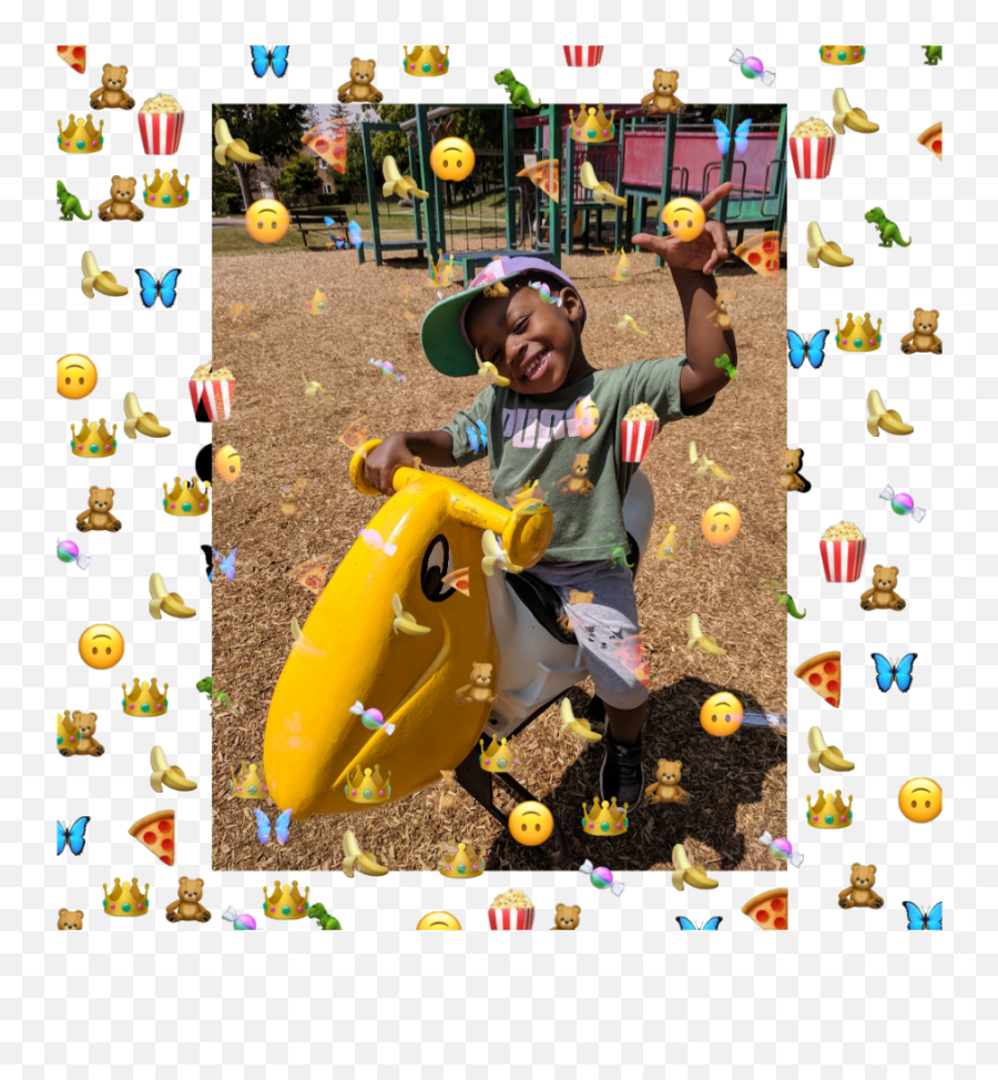 Gotcha Horseride Snacktime Playground - Fun Emoji,Peapod Emoji