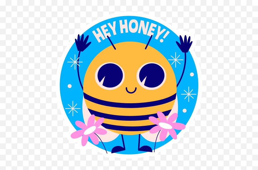 Hey Honey Stickers - Free Communications Stickers Emoji,Gimmie A Hug Emoticon
