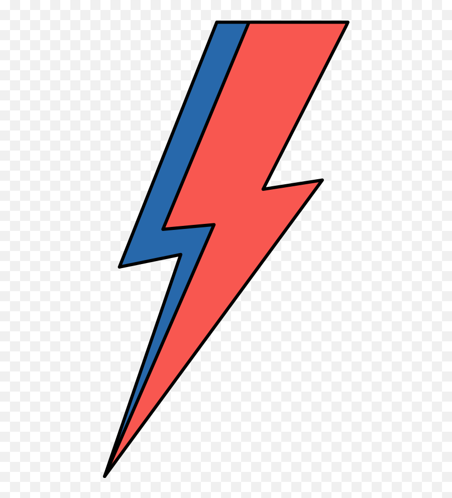 Lightning Bowie Clipart Illustration In Png Svg Emoji,Blue Lightning Emoji
