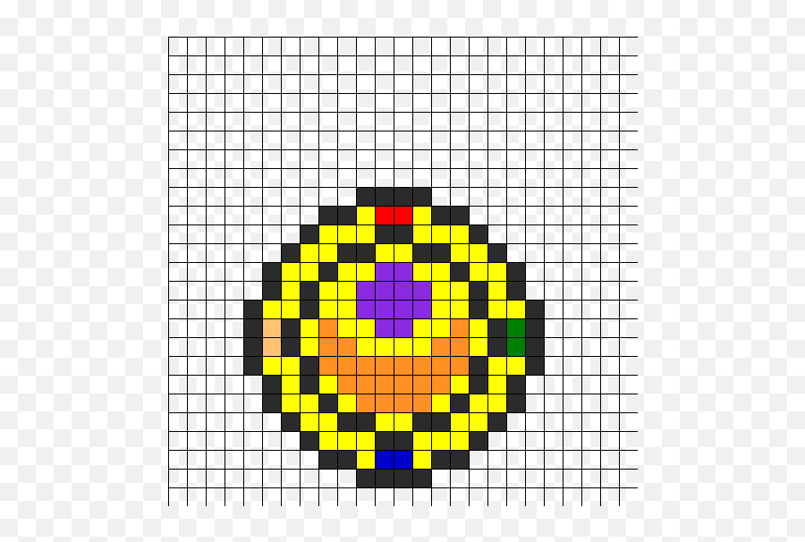 Sailor Moon Broach Perler Bead Pattern Bead Sprites Misc - Pixel Water Bubble Png Emoji,Sailor Moon Emojis