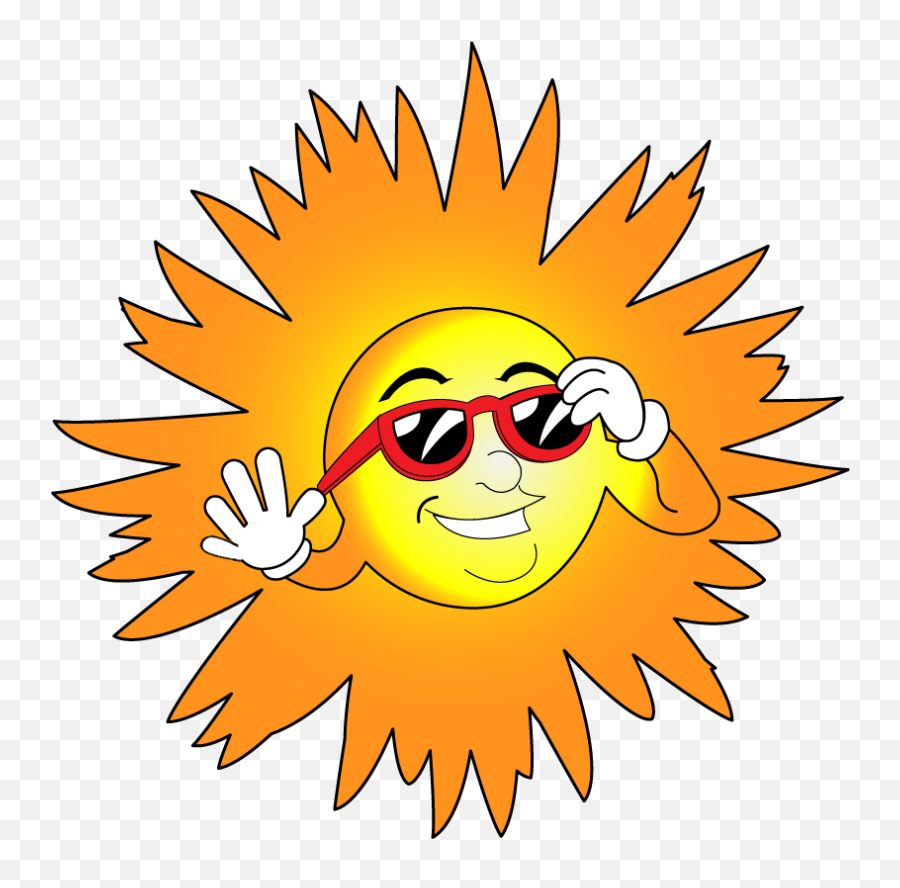 Clipart Sun Sweaty Clipart Sun Sweaty - Free Weather Clip Art Emoji,Wiping Sweat Emoji