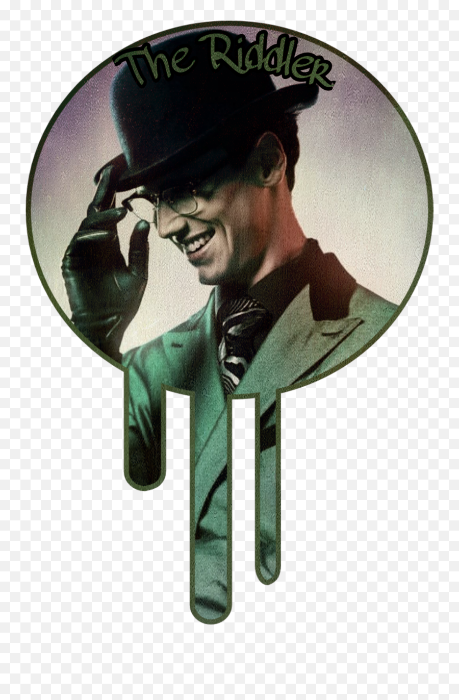 Riddler Ednygma Nygma Sticker - Gotham Season 5 Riddler Emoji,Emoji Riddles