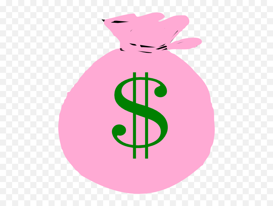 Money Bags Clipart No Borders - Transparent Background Dollar Sign Clipart Emoji,Money Bag Emoji Png