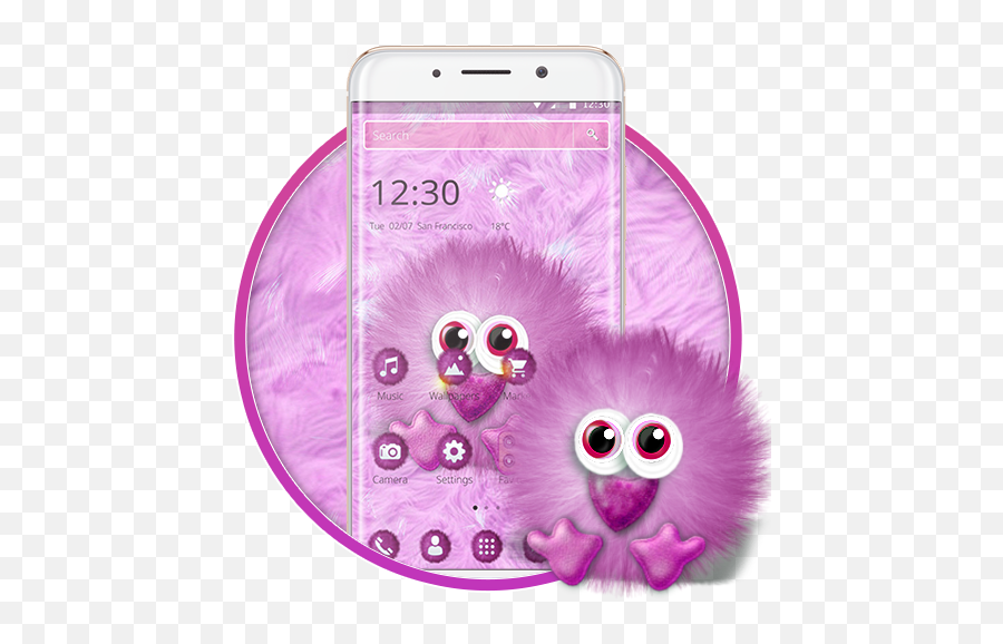 Amazoncom Fluffy Cute Cat 2d Theme Appstore For Android - Iphone Emoji,Cat Emojis For Android