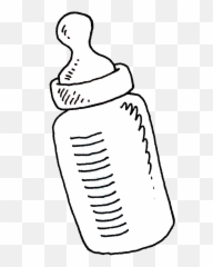 Baby Bottle Clipart Black And White Graphics For Feeding - Vertical Emoji,Baby Bottle Emoji