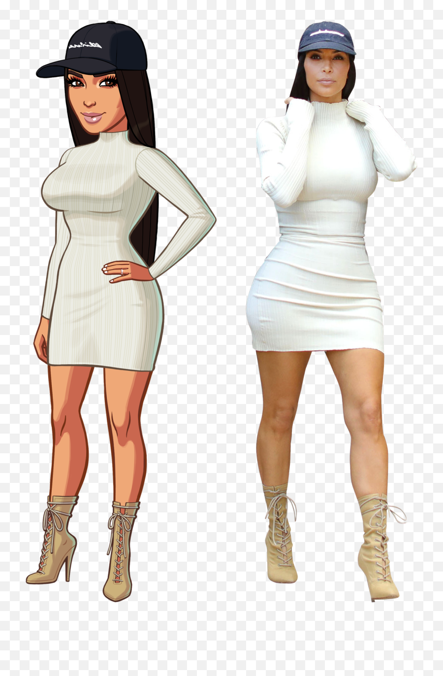 Kim Kardashian Hollywood Photo Booth - Basic Dress Emoji,Kim Kardashian App Emojis