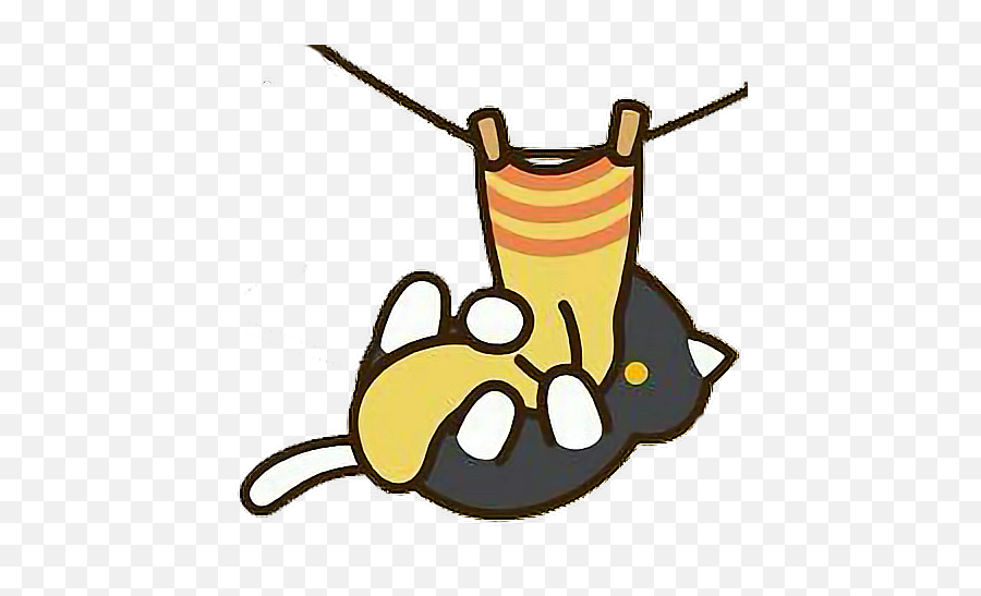 Neko Nekoatsume Cat Cute Sticker - Neko Atsume Cat Cute Emoji,Neko Atsume Emoji