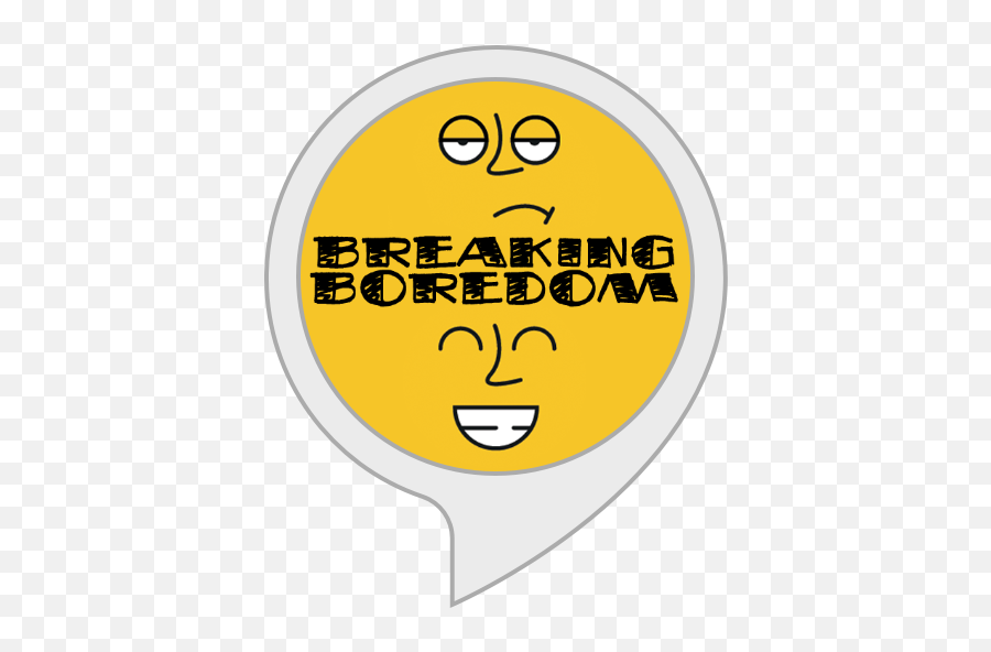 Amazoncom Breaking Boredom Alexa Skills - Happy Emoji,Bored Emoticon