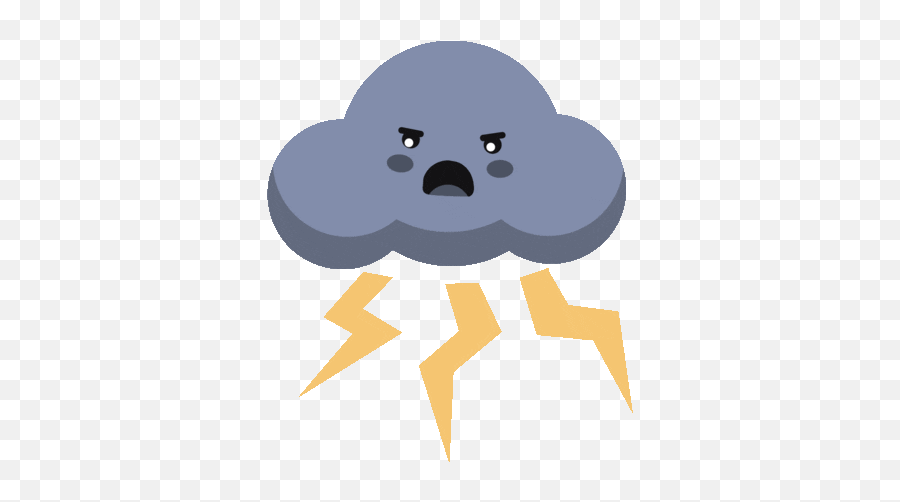 Weather - Transparent Bad Weather Gif Emoji,Thunderstorm Emoji