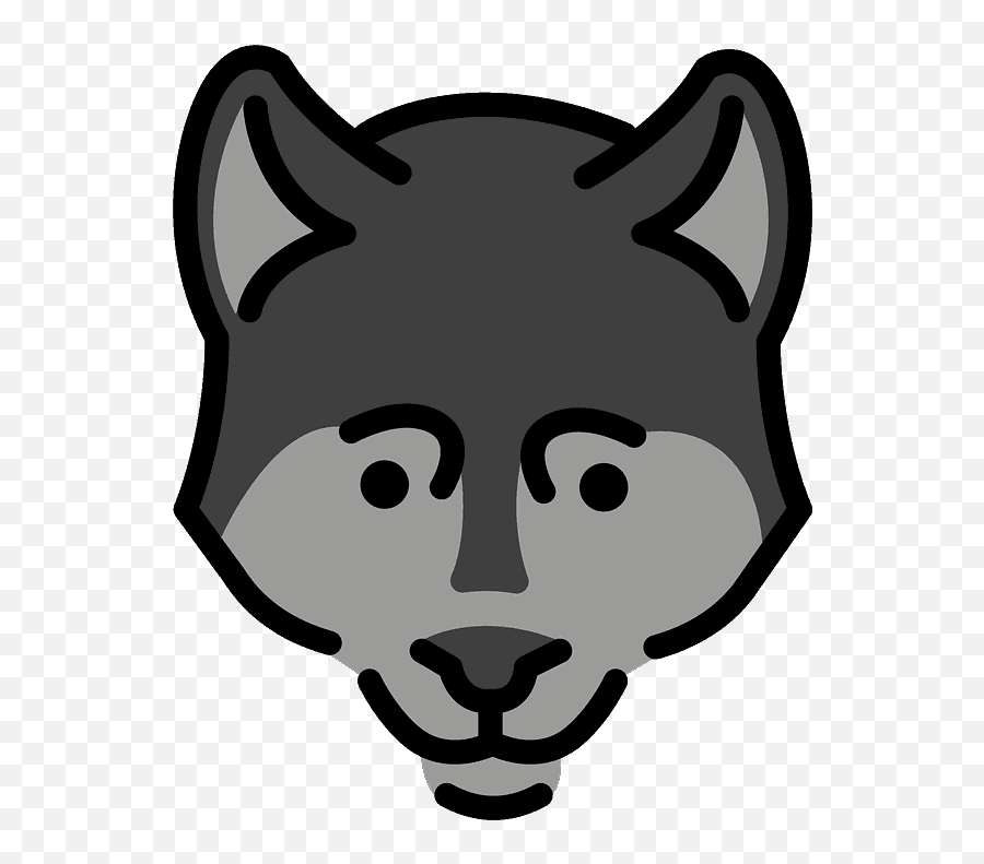 Wolf Face - Emoji Meanings U2013 Typographyguru Emoji,Black Face Emoji Meaning