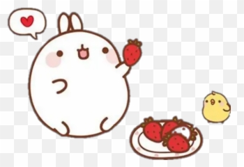 Molang Stickers For Whatsapp - Cute Food Emoji,Molang Emoji