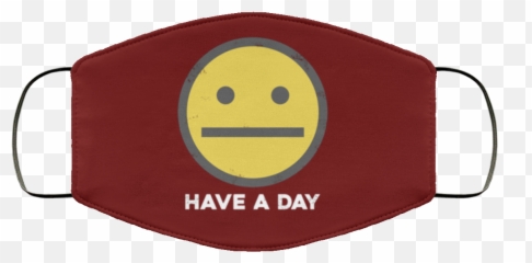 Have A Day Face Mask - Balenciaga Face Mask Emoji,Cover Ears Emoticon -emoji