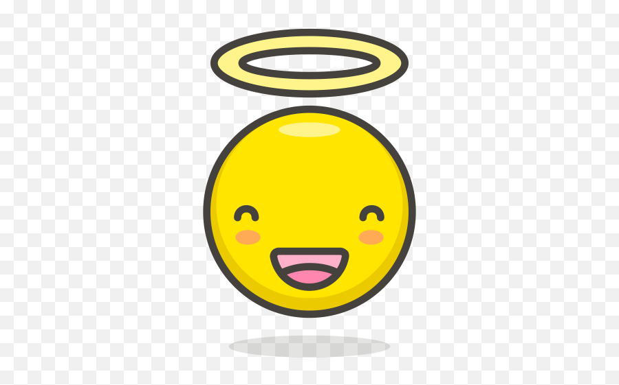 Angel Emoji Icon Of Colored Outline Style - Available In Svg Portable Network Graphics,Angel Emoji