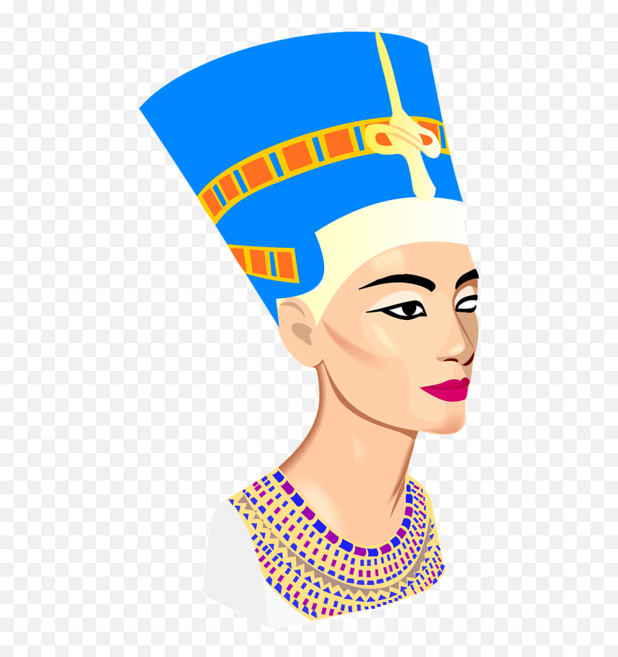 Nefertiti Emoji Clipart Sticker Shocked - Nefertiti Png,Egypt Emoji