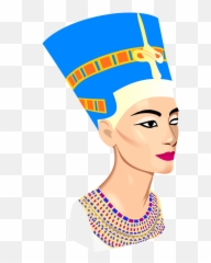 Nefertiti Emoji Clipart Sticker Shocked - Nefertiti Png,Egypt Emoji