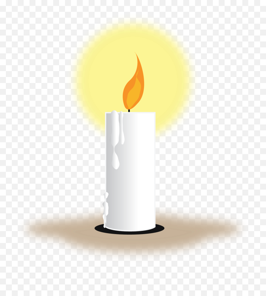 Candle Clip Art Public Domain - Candle Public Domain Emoji,Lit Candle Emoticon