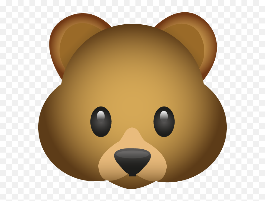 Download Bear Emoji Image In Png - Bear Emoji Transparent Background,Bear Emoji