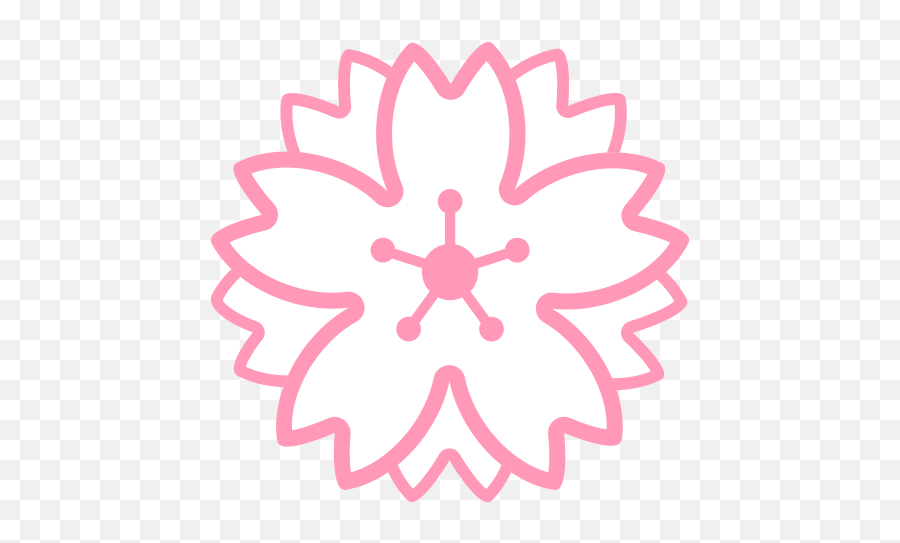 White Flower Emoji - Emoji,Pink Flower Emoji