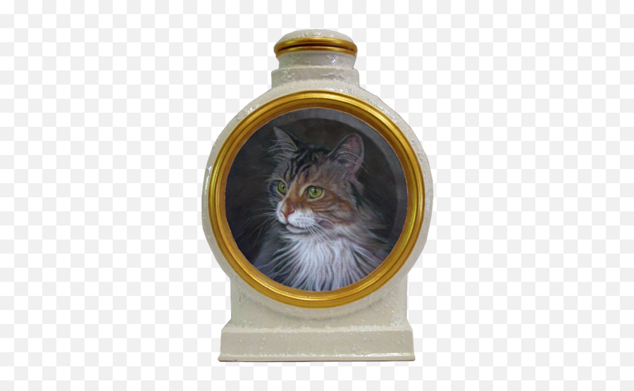 Custom Cat Pottery - Pet Urns For Maine Coon Cats Emoji,Granite Stone Emotions Cats