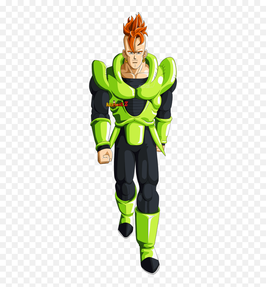 By Alexelz - Android Number 16 Action Figure Emoji,Dragon Ball Android Emojis