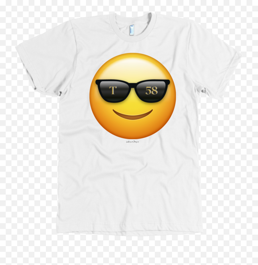 Ice - Short Sleeve Emoji,Emojis Lounging In A Chaie With A Santa Hat Eating Ice Cream Cones