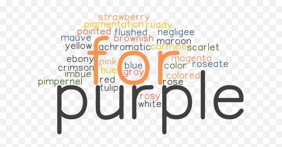 For Purple Synonyms And Related Words What Is Another Word - Dot Emoji,Puffy Emotion