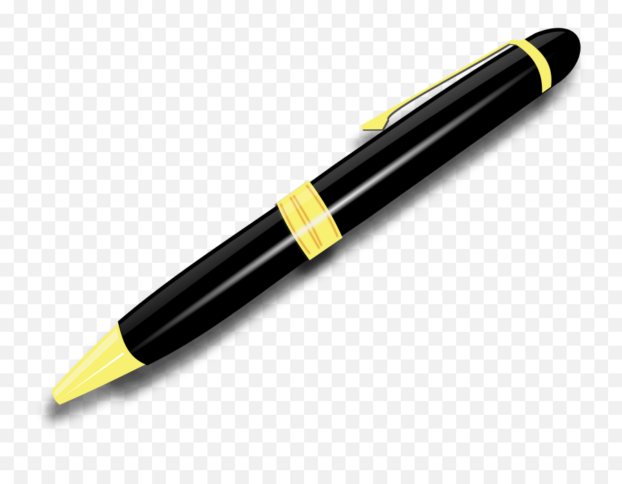 Black Pen - Pen Vector Emoji,Emoji Pens