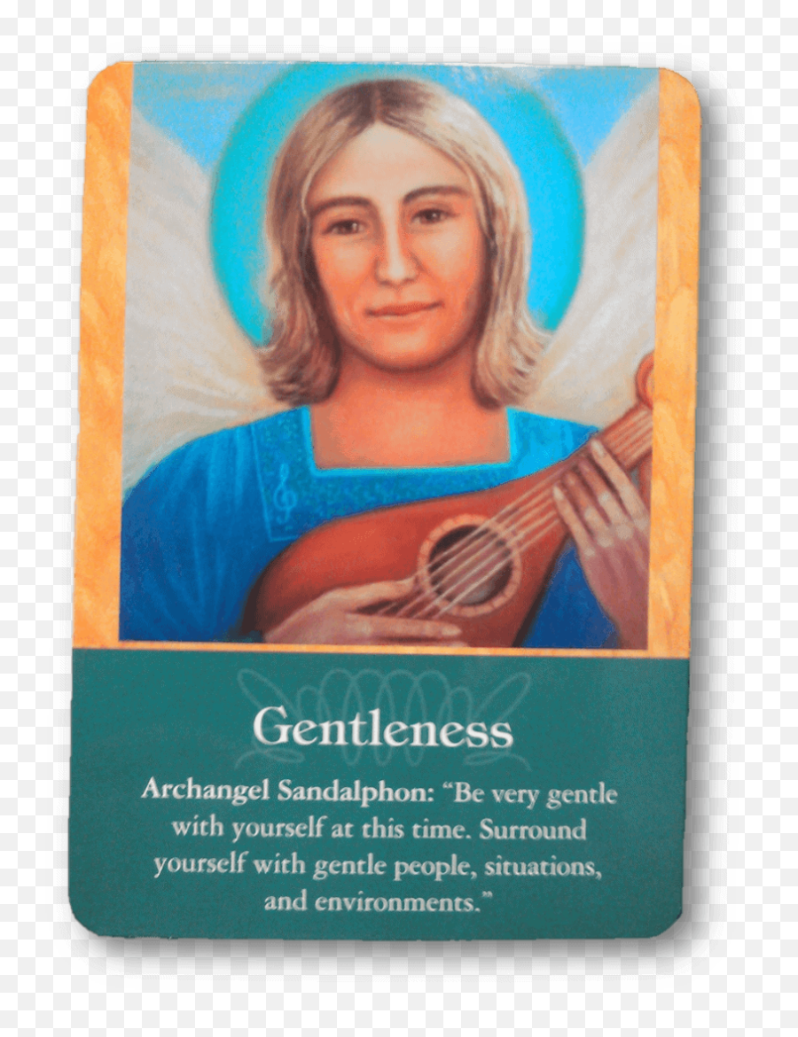 Getting To Know Archangel Sandalphon - Gentleness Card Emoji,Emotions Physical Guardian Angel
