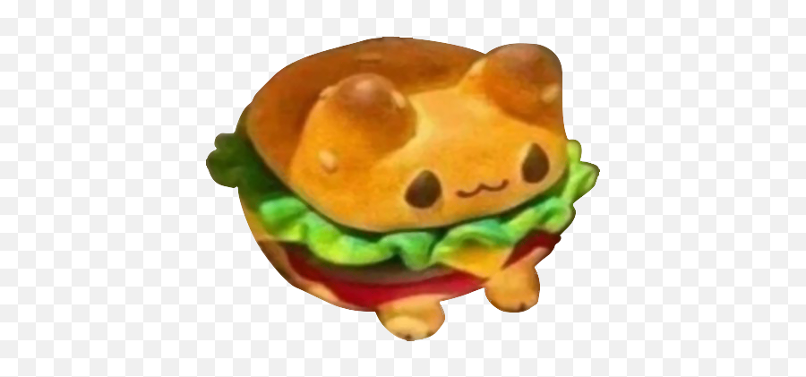 Gnublobcat - Cat Borgar Emoji,Cheeseburger Emoji Pillow