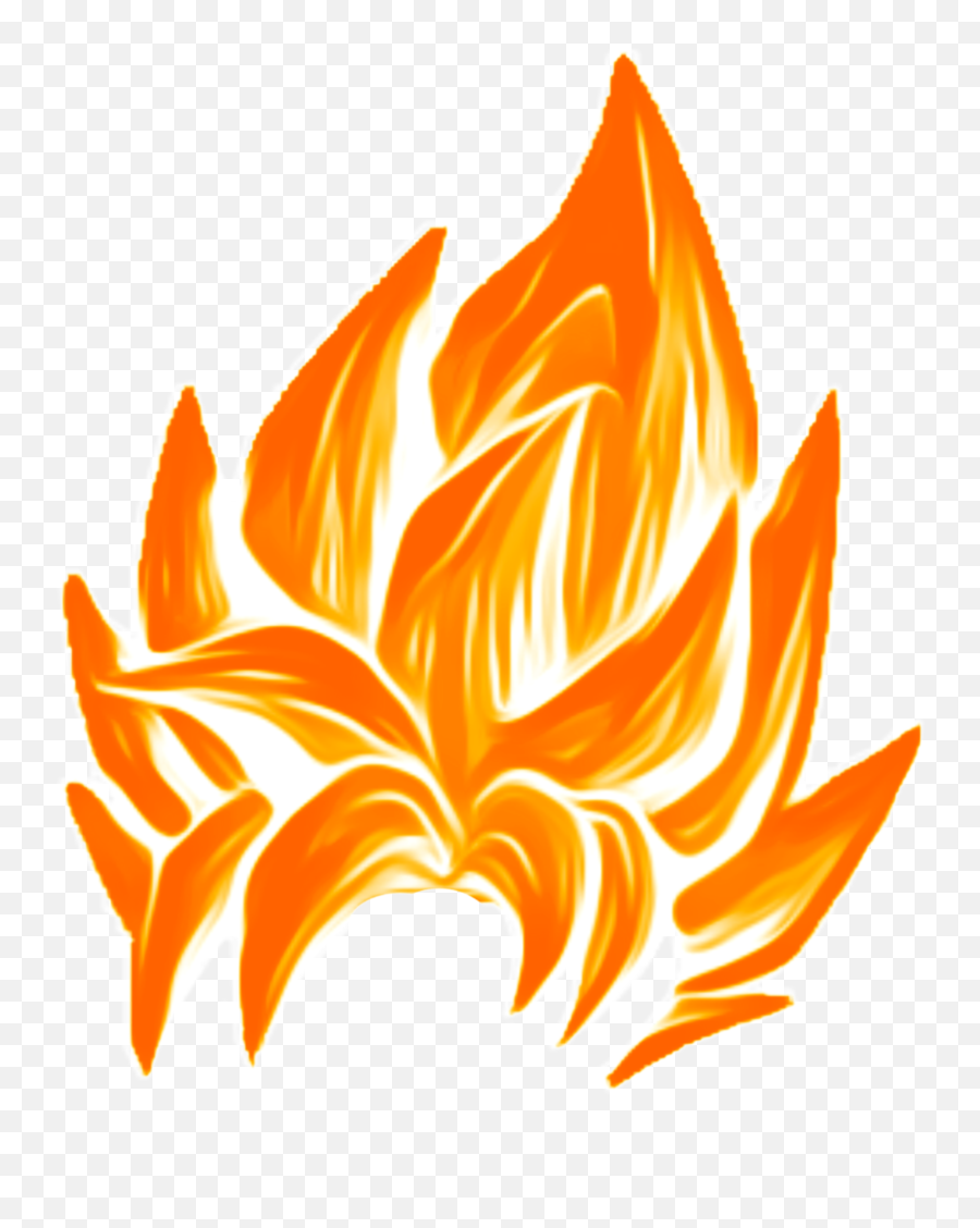 Goku Hair Sticker - Goku Hair Png Emoji,Crossfire Emoji