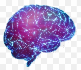 Brain Sticker Galaxy Sticker - Magical Mind Emoji,Brain Emoji