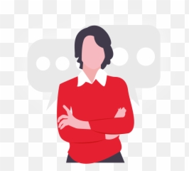 Woman Arms Crossed Cartoon Png U0026 Free Woman Arms Crossed - Illustration Emoji,X Arms Emoji