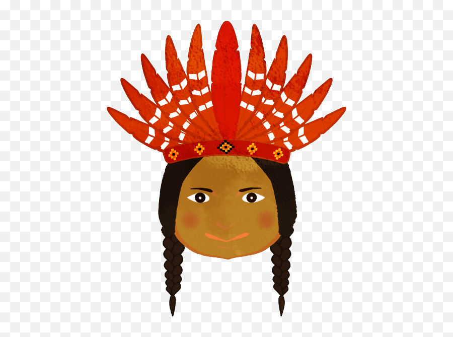 Native Indian Facing Front With A Smug Face Set - Cute2u Emoji,Smug Emoticon Faces
