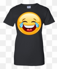 Laughing Crying With Tears Emoji Funny Cute Laugh T - Shirt,Cute Laughing Emojis