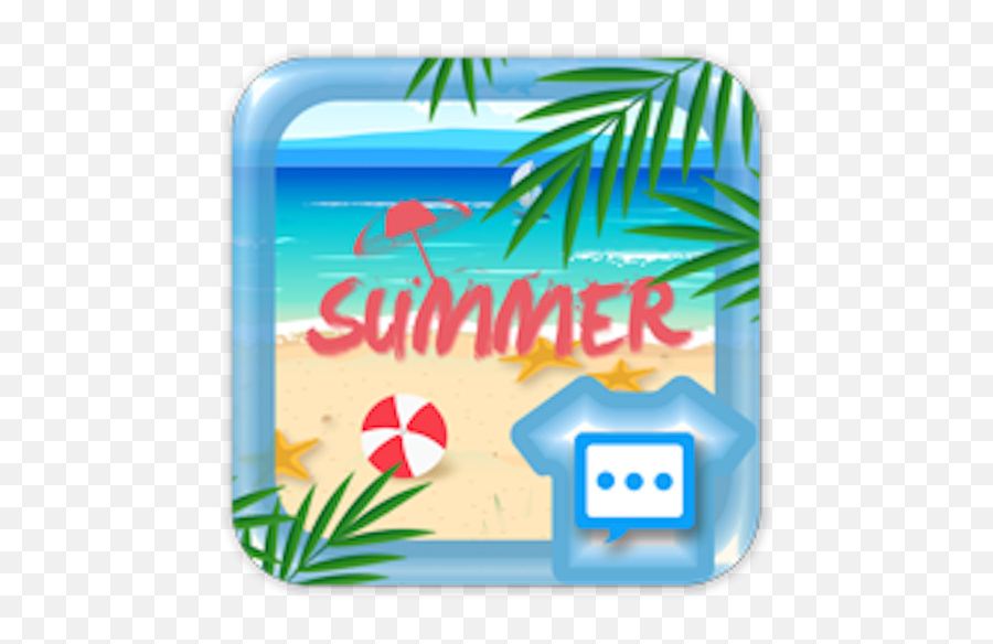 Summer Beach Skin For Next Sms - Apps On Google Play Emoji,Holiday Emojis Vectors