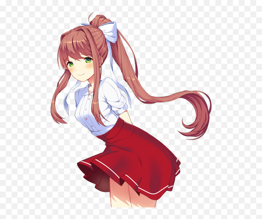 Drew Monika Some Casual Clothes Literature Club Sprite Emoji,Darn Snap Fingers Smiley Emoticon