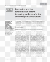 Pdf Depression And The Cardiovascular System Increasing Emoji,Denollet Emotions Perspective
