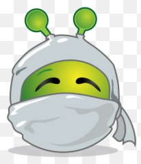 Filesmiley Green Alien White Ninjasvg - Wikimedia Commons Emoji,Salien Emoji