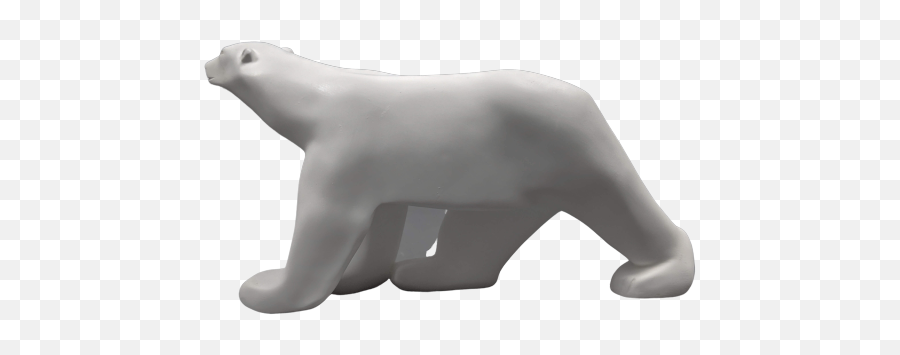 Polar Bear Sculpture By Francois Pompon - Temarte Emoji,Polar Ber Emoji