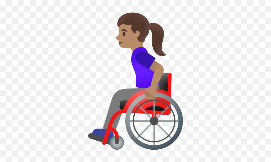 U200d Woman In A Manual Wheelchair With Medium Skin Tone Emoji,Medium Skin Tone Emoji