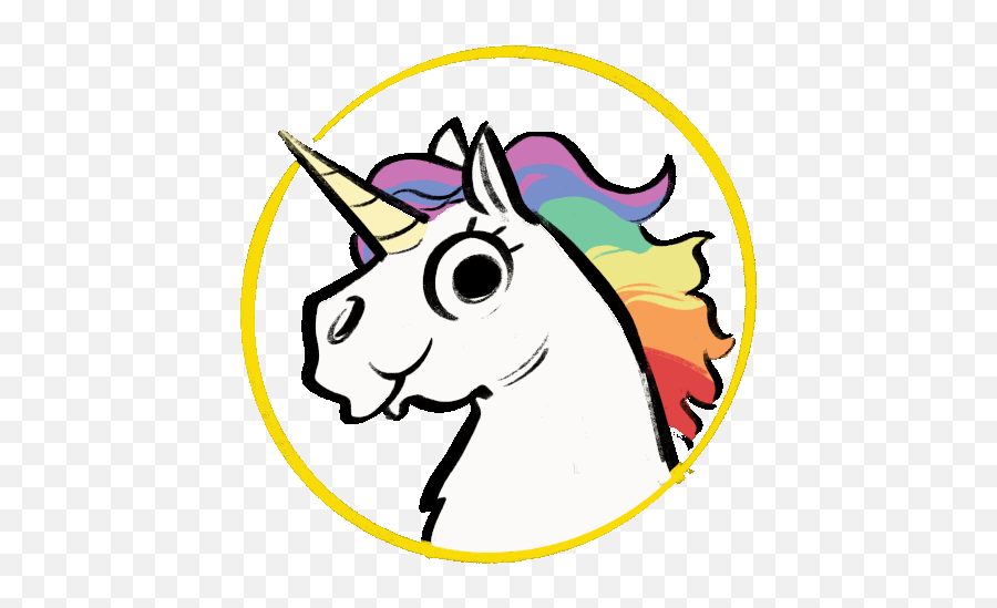 Unicorn Fabolous Sticker - Unicorn Fabolous Rainbow Emoji,What's With The Unicorn Emoji