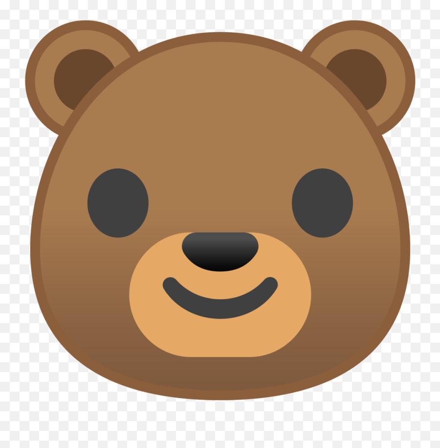 Bear Face Png - Bear Emoji Google,Emoji 60